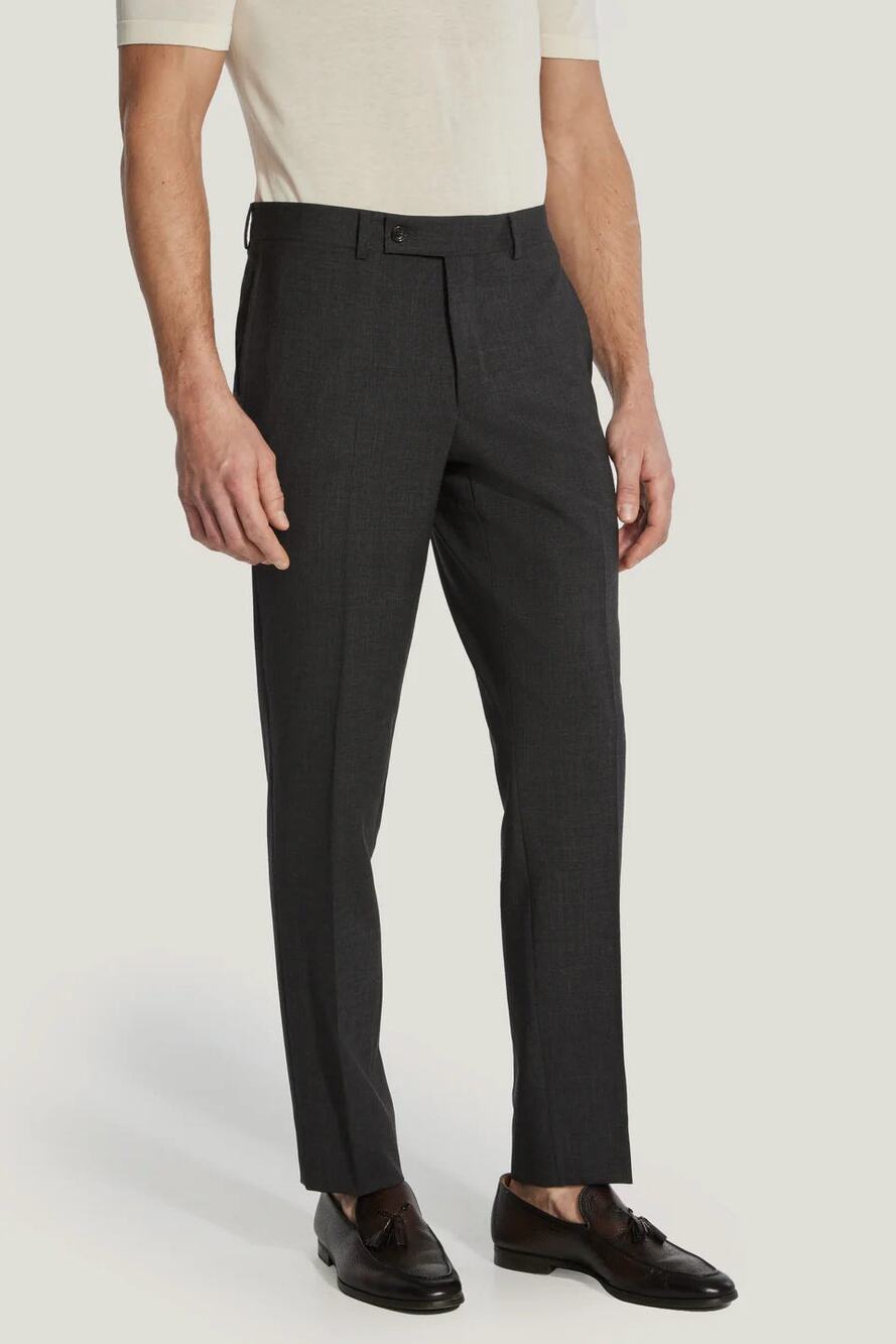 Riviera Jack Victor Traveler Pant NWT 40L Trouser Charcoal Gray Workwear Office - Picture 1 of 7